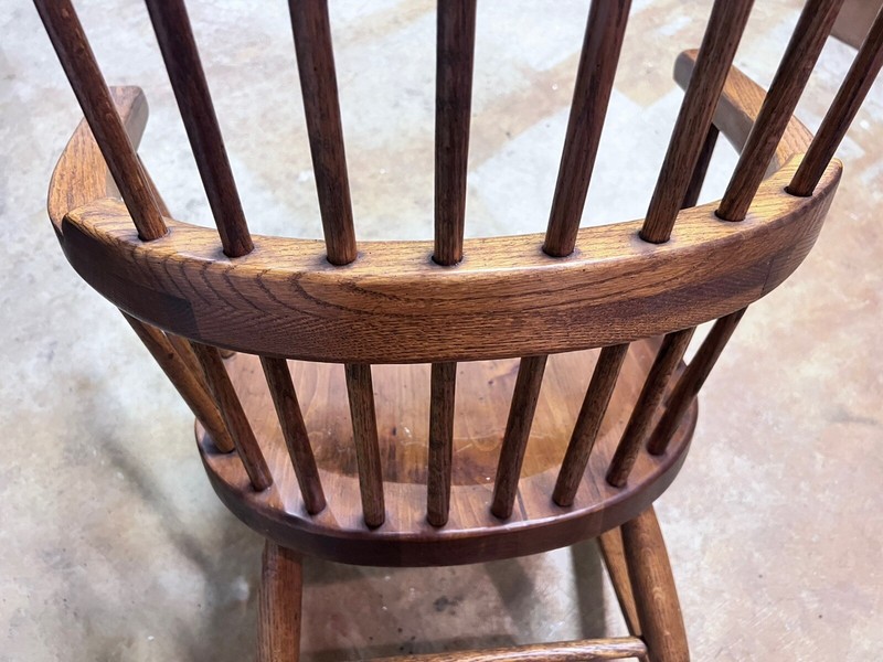 Vintage CONANT BALL MCM Russel Wright Windsor Spindle Back Rocking Chair Rocker gallery