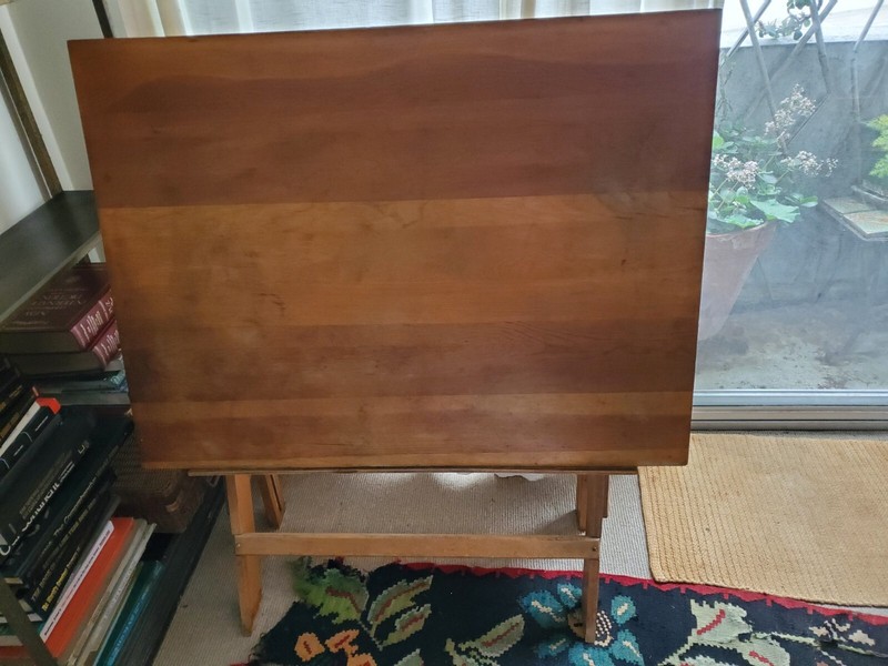 Vintage Anco Bilt Wood Drafting Table gallery