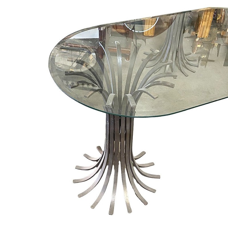 Large 60" Extruded Steel Outdoor/Patio Dining Table, 3 Available gallery