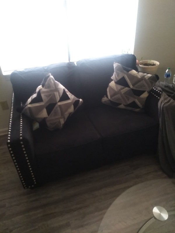 Couch With Matching Love Seat And End Tables with Coffee Table