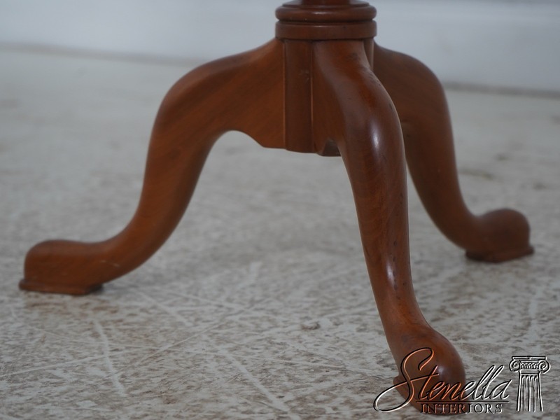 72911: Bench Made Solid Cherry Candle Stand Occasional Table gallery