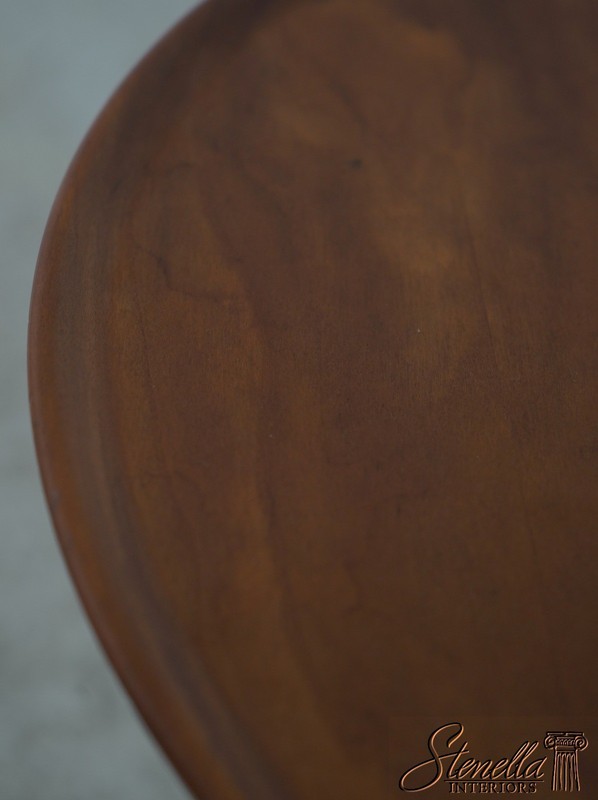 72911: Bench Made Solid Cherry Candle Stand Occasional Table gallery