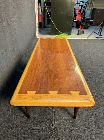 Mid-Century Modern Lane Acclaim Walnut Dovetailed Coffee Table gallery