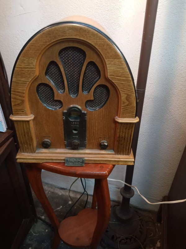 Vintage Wood Double Heart Shape Plant Stand sm Side Table Might Ship local 4 now gallery