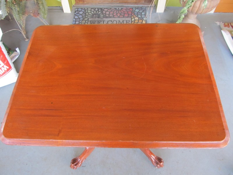 NICE Antique Gates Victorian Walnut Rotary Adjustable Sliding Top Folding Table gallery