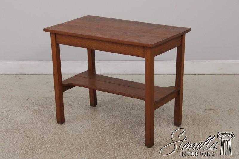 F72606: STICKLEY Antique Oak Library Table gallery