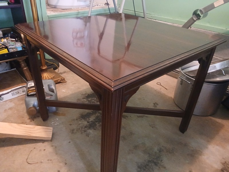 Ethan Allen Georgian Court side table Cherry Wood, 18" gallery