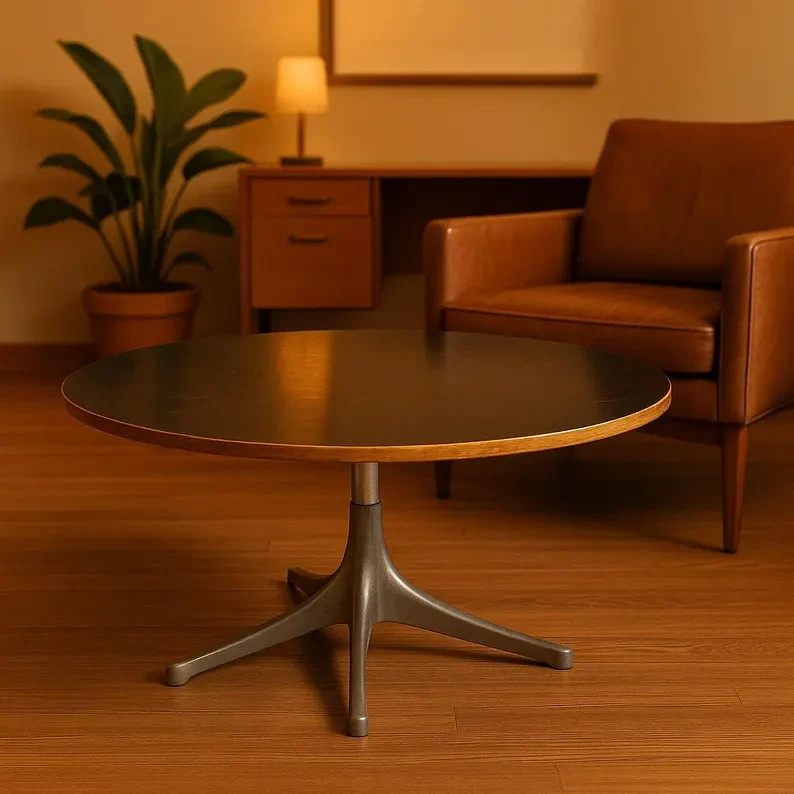 George Nelson for Herman Miller Low Coffee or Pedestal Table gallery