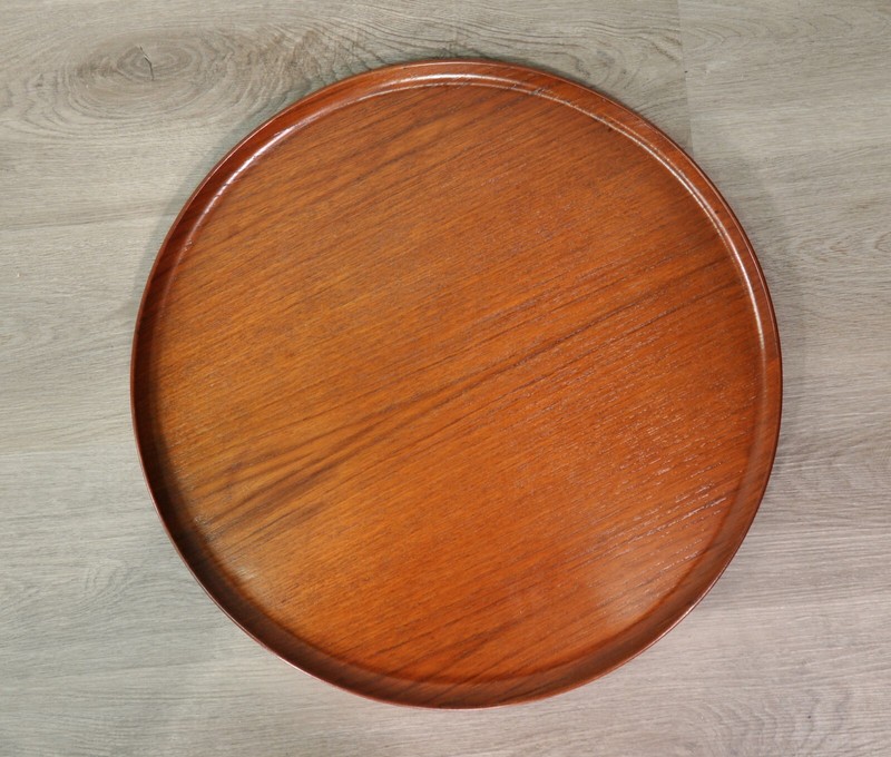 Mid-Century Danish Modern Teak Tray Table Engholm & Willumsen Fritz Hansen 1960s gallery