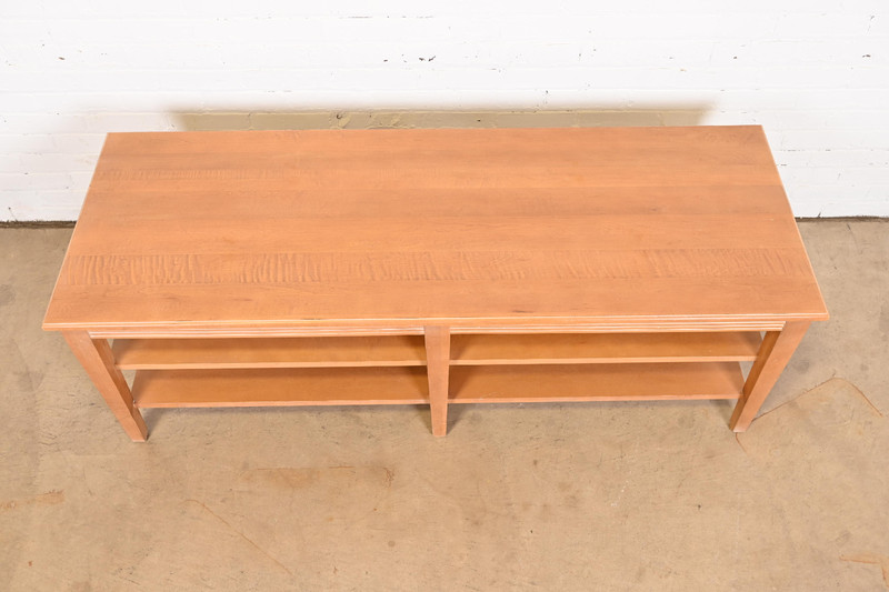 Ethan Allen Swedish Home Three-Tier Maple Coffee Table gallery