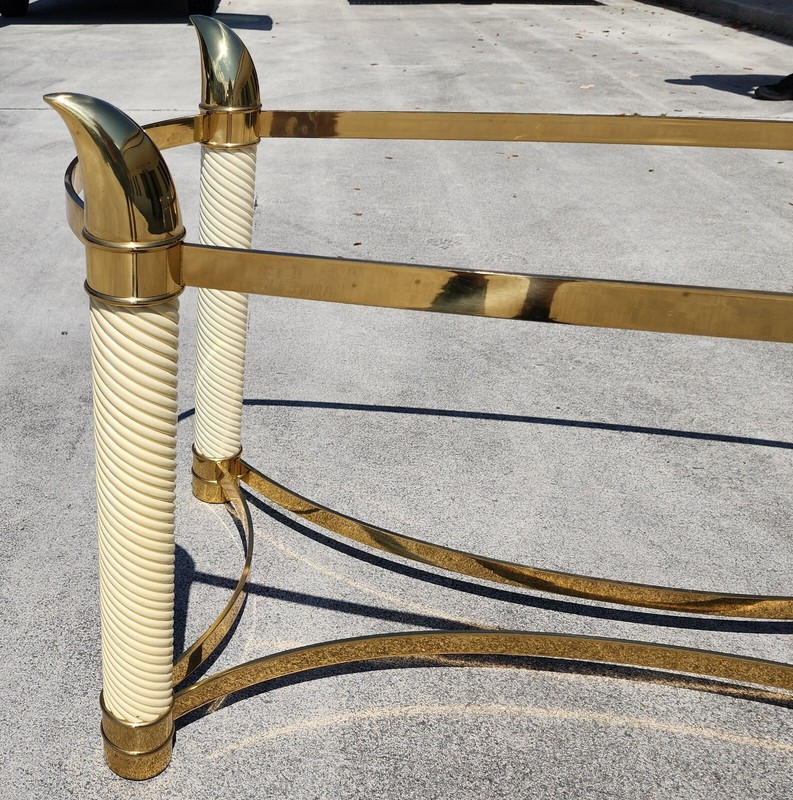 TOMASSO BARBI Brass Tusk Dining Table gallery