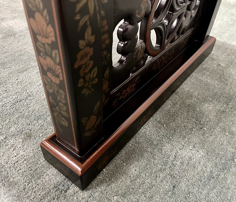 71" Drexel Heritage Ming Treasures Collection Painted Altar Console Table; Mint gallery