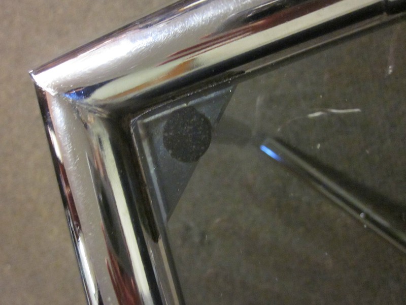 Hollywood Regency Chrome & Smoked Glass Side Table gallery