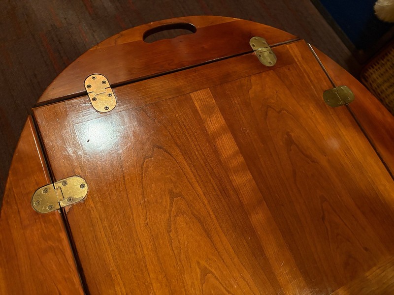 Drexel Furniture Cherry Butlers Tray Table Mid Century gallery