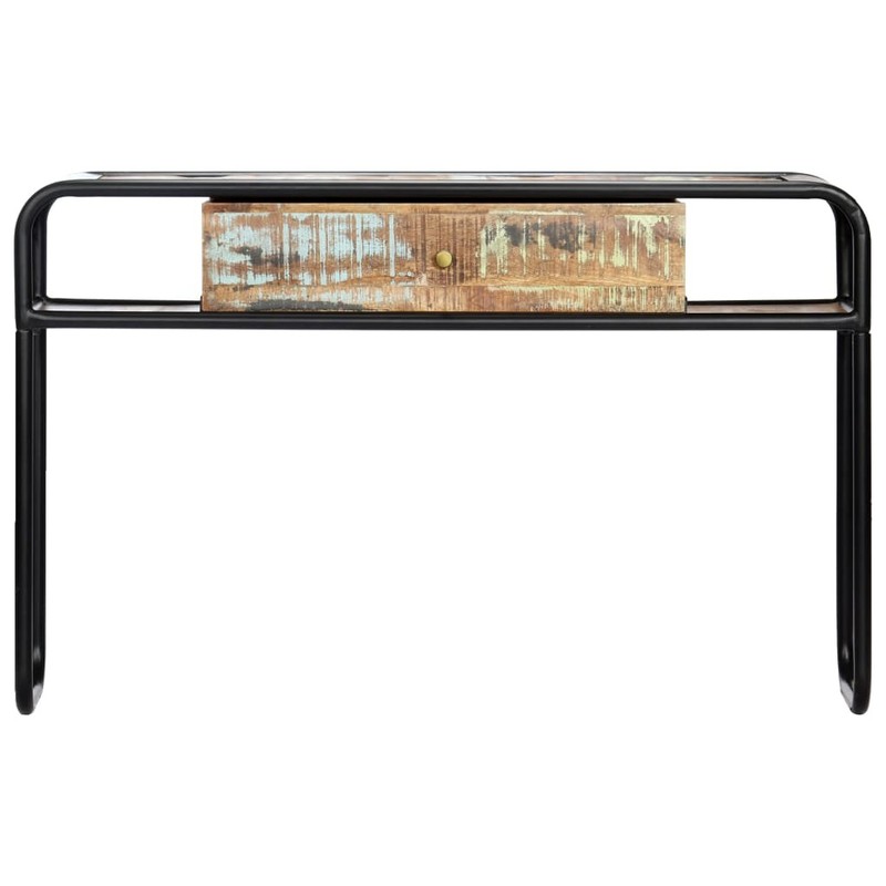 Console Table Entryway Table Side Table with Drawer Solid Wood Mango vidaXL gallery