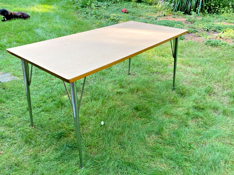 Vintage Mid Century Modern Formica Dining Table MCM gallery