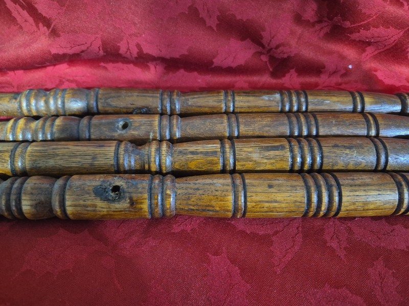 4 Vintage Oak Table Legs gallery