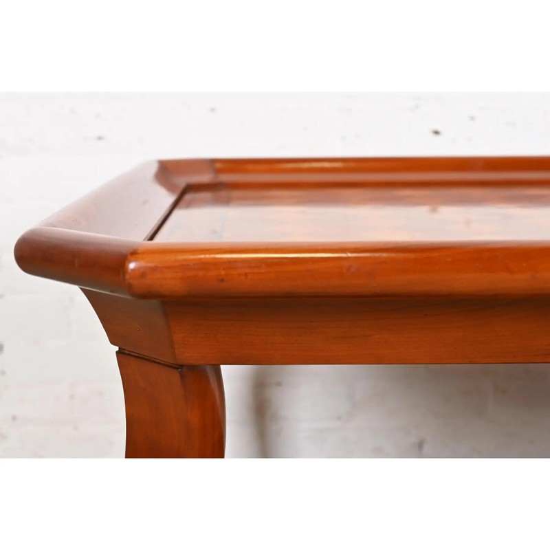 John Widdicomb Italian Provincial Parquetry Top Two-Tier Coffee Table gallery
