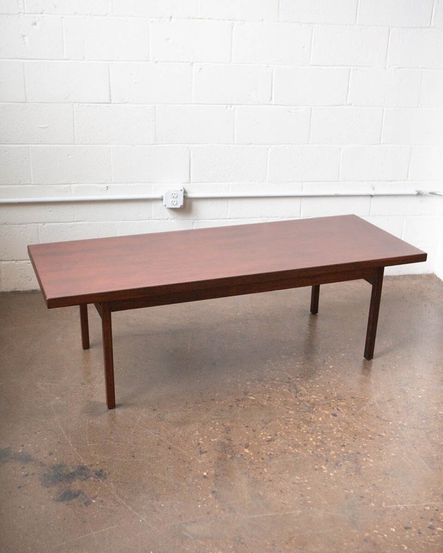 1970s Danish Modern Rosewood Coffee Table