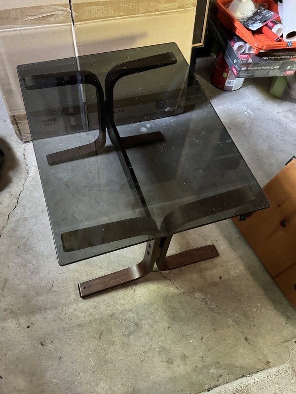 Ingmar Relling Westnofa Bentwood Siesta Dark Wooden Occasional Side Table BF1