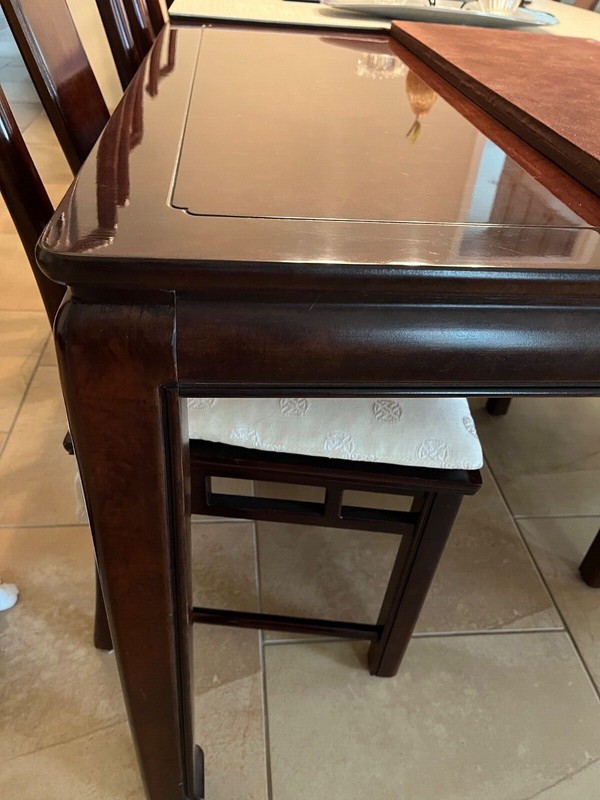 Georgian mahogany longevity table 10 x 3.75 gallery