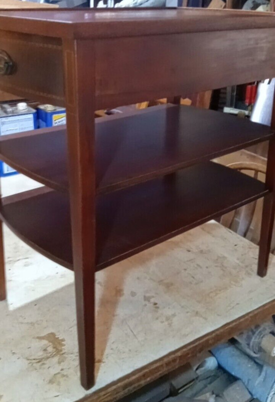 Mid Century Mahogany Hepplewhite End Table by Mersman (JLC-ET168) gallery