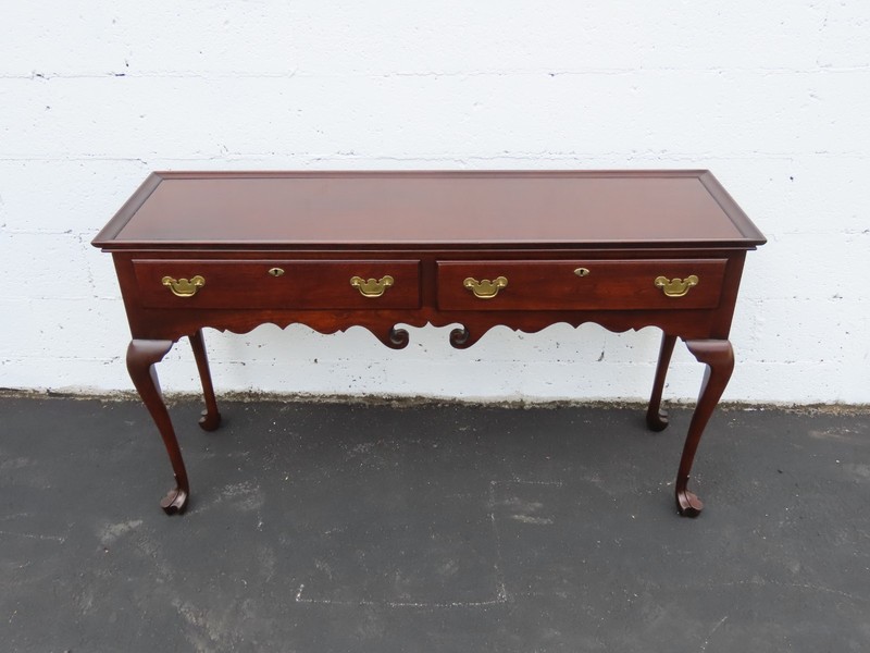 Statton Trutype Americana Long Narrow Library Console Entry Table 6391