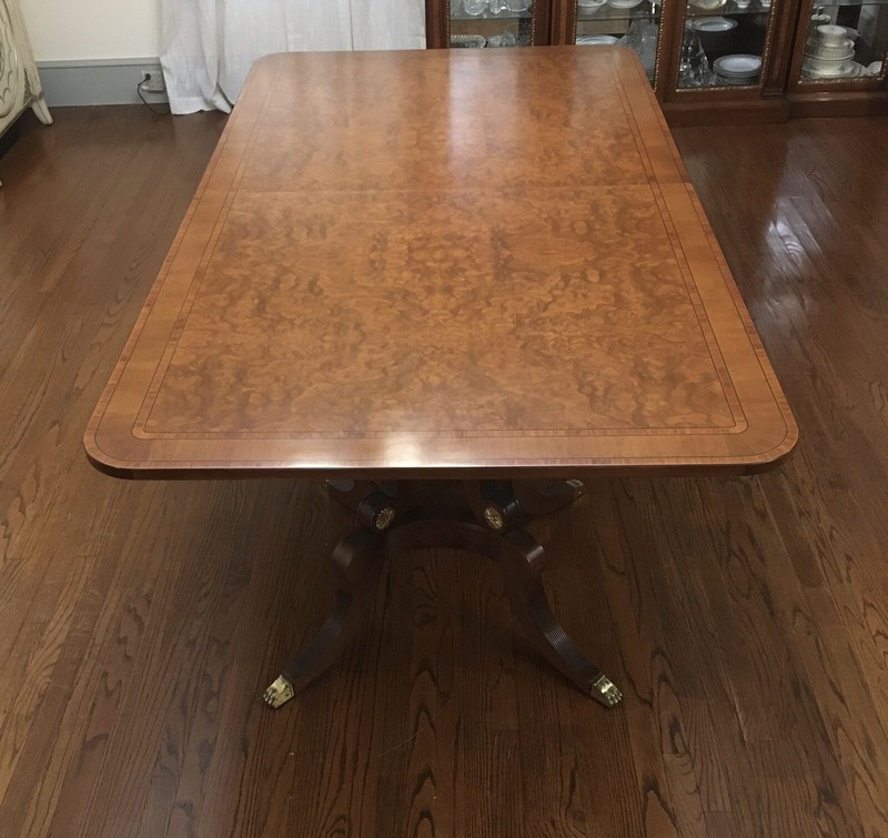 Giemme/ Francesco Molón Dining Table w/ Two Leaves