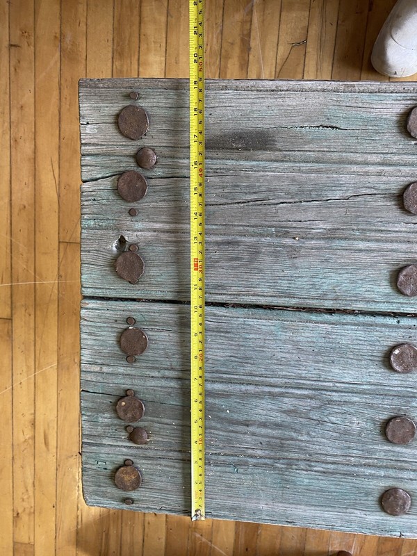 Vintage Hand Made Wood and Iron Mexican Occasional Table gallery