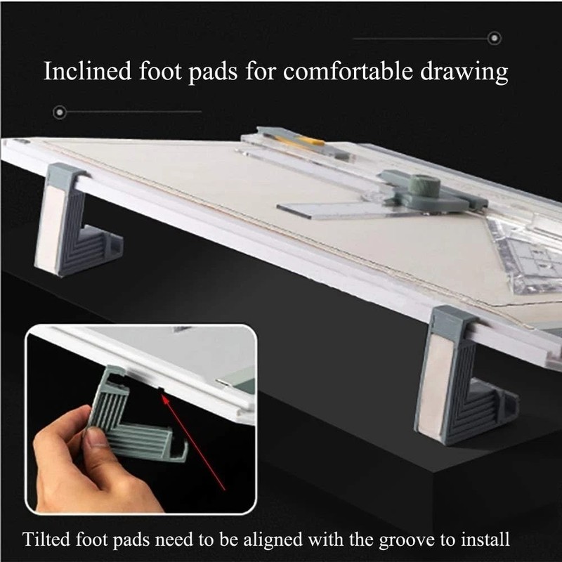 Durable A3 Drawing Board Workstation - Inch Scale Sketch Tool, Portable Design gallery