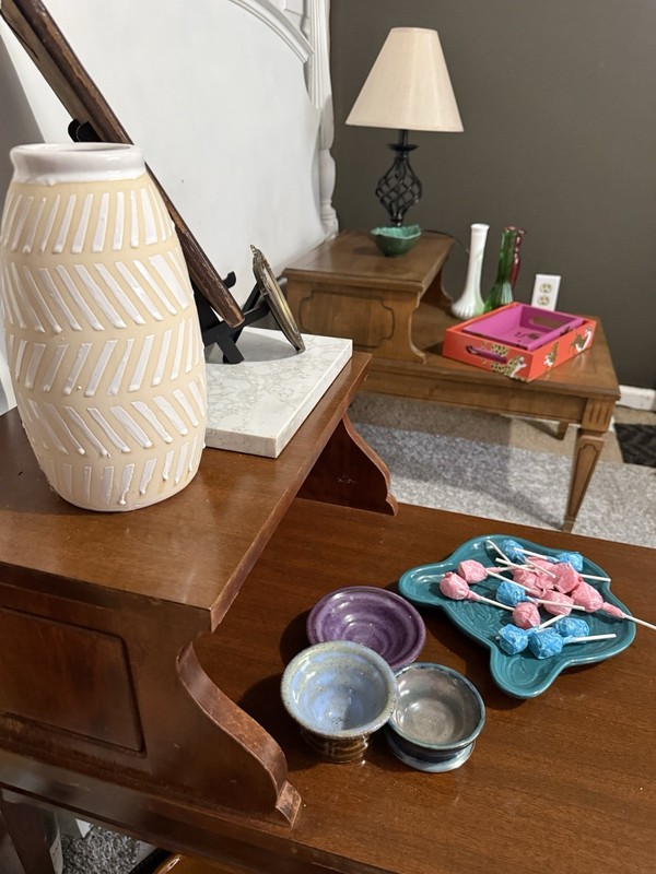 Pair Vintage Mersman End Tables Wood Side Tables Matching Set Pickup gallery