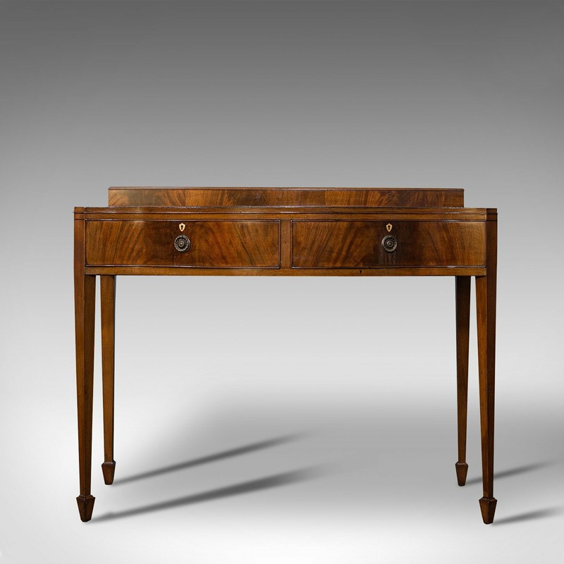 Antique Side Table, English, Mahogany, Buffet, Server, Hamptons, Edwardian, 1910 gallery