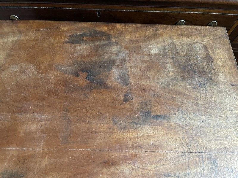 Tiger Maple And Cherry Antique Nightstand Or Work Table Circa 1840’s gallery