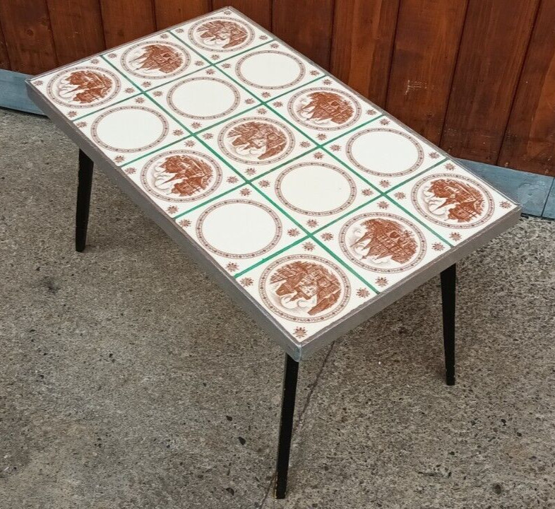 Flower Bench 50s Vintage Flower Table Rockabilly Retro Flower Stand Stool 60s gallery