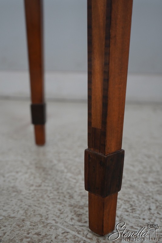 L67854: Adams Style Highly Inlaid Demilune Console Table gallery