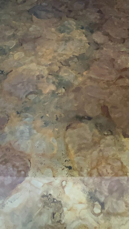 MCM Hollywood Regency Gold Agate Laminate top wood stacking tables Vintage RARE gallery