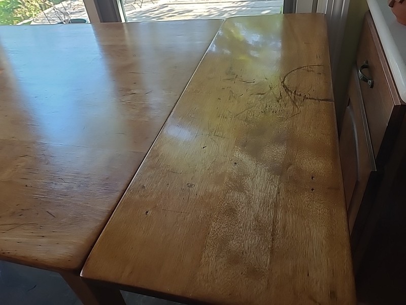Restored Cushman Colonial Creation Extending Table, Birch, Cir.1940s gallery