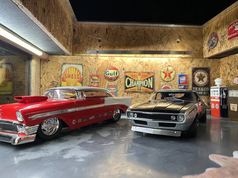 Vintage Route 66 Coffee Table Diorama Metal gallery