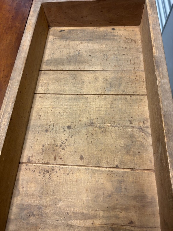 Classic French Farmhouse Table - C. 1840 -1870 Walnut - Three Drawers gallery