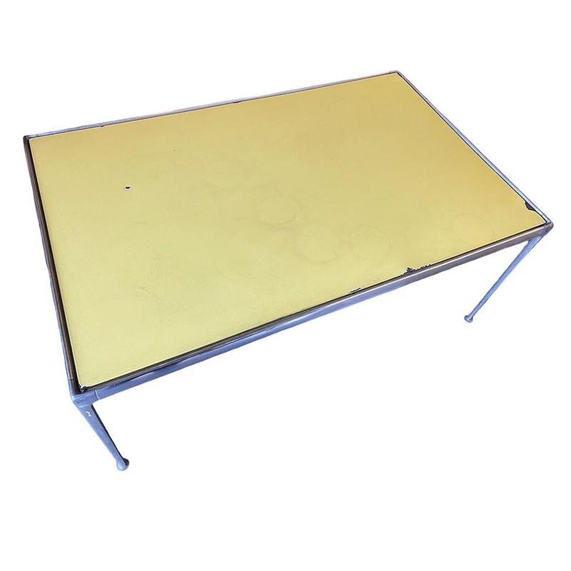 Mid Century Aluminum Dining Table w/ Enameled Tabletop by Richard Shultz, 1966 gallery