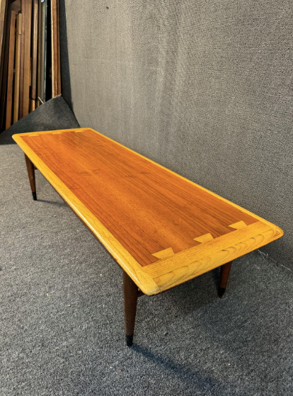Mid-Century Modern Lane Acclaim Walnut Dovetailed Coffee Table gallery