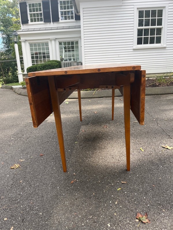 Shaker Style Six Foot Cherry Drop Leaf Dining table gallery
