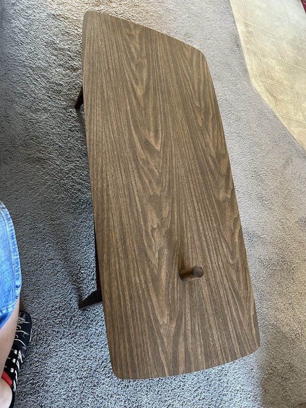 Vintage Lane Mid-Century Modern “Switchblade” Or Swivel Top Coffee Table gallery