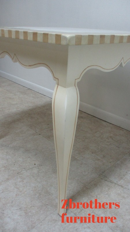 Lexington French Country Paint Decorated Dinette Card Dining Room Table gallery