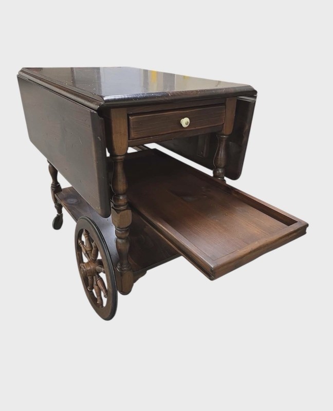 Ethan Allen Old Tavern Tea Cart Table gallery