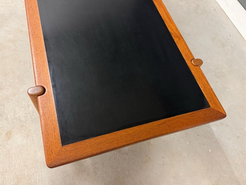 Hans Wegner for Johannes Hansen Reversible Teak 63” Coffee Table gallery