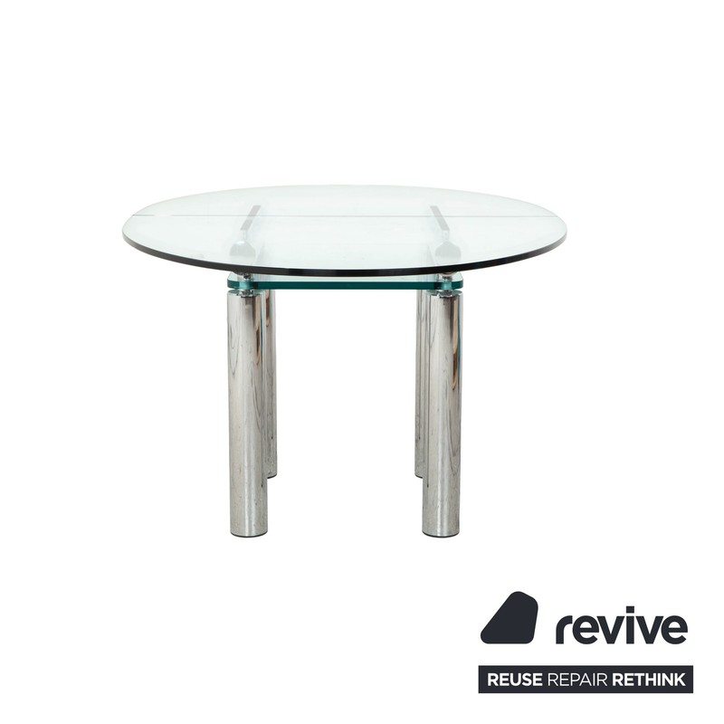 Draenert Glass Dining Table Silver gallery
