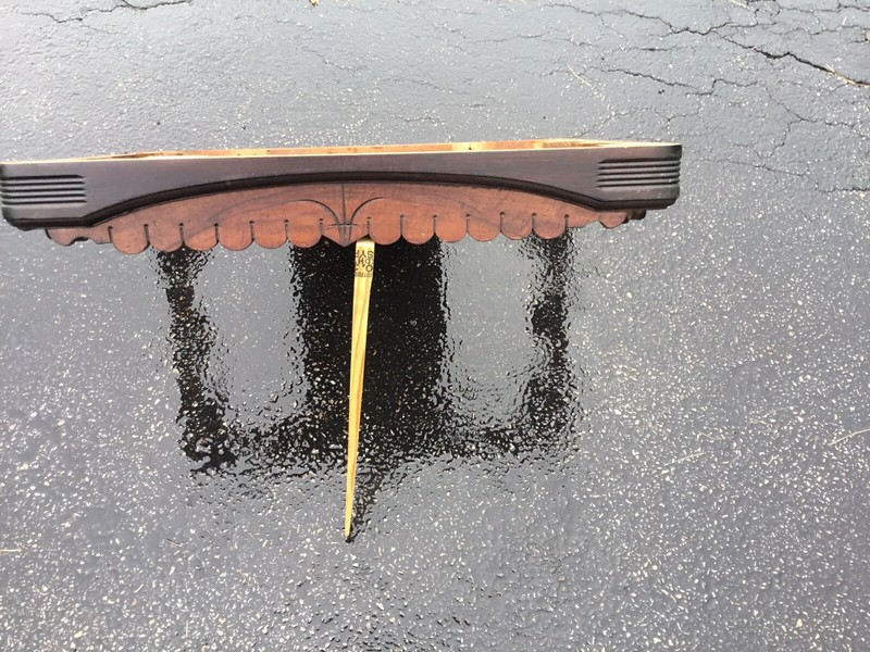 DIY VICTORIAN GINGERBREAD STYLE TABLE TOP FRAME for PEDESTAL TABLE 21 X 29 X 4”