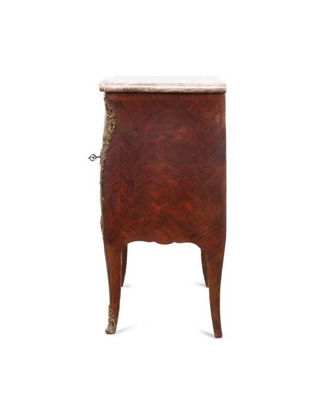 18th Century c. 1770 Signed Pierre Denizot French Louis XV Period Bombe Commode gallery