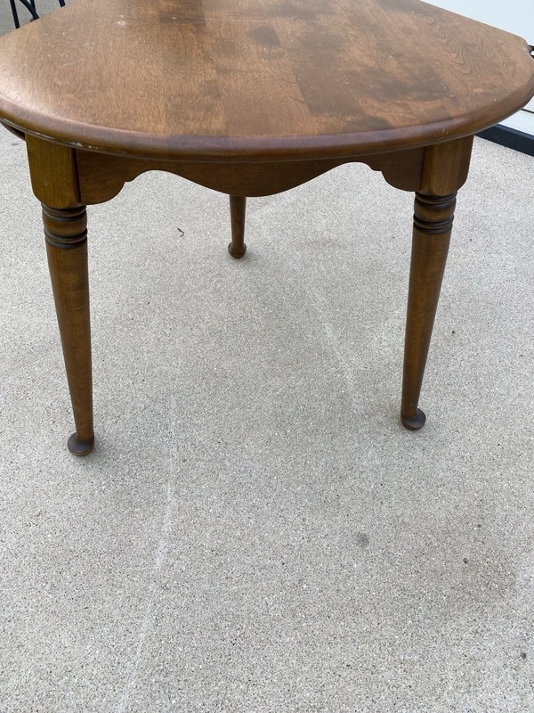 Ethan Allen Heirloom Maple Nutmeg Drop Leaf Side End Table gallery